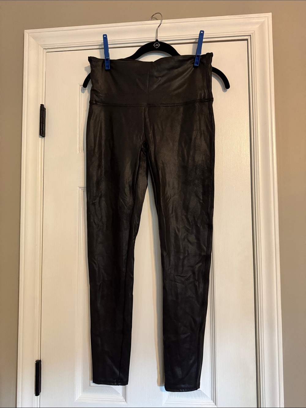 EUC Spanx Pleather Leggings
